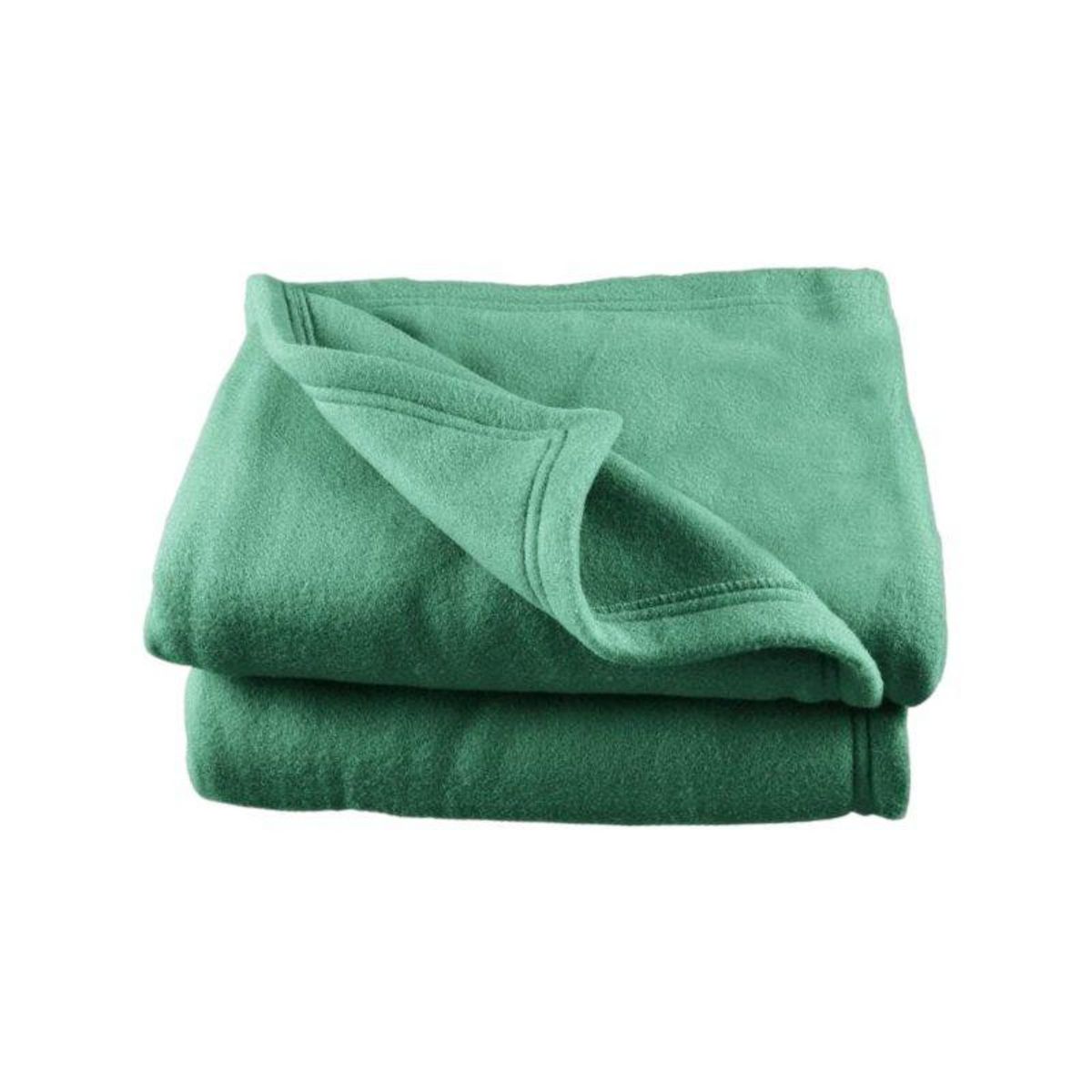 Poyet motte Couverture polaire  220 x 240 cm tilleul