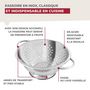 Voir la diapositive 4 : Fackelmann Passoire inox 24 cm avec anses Fackelmann