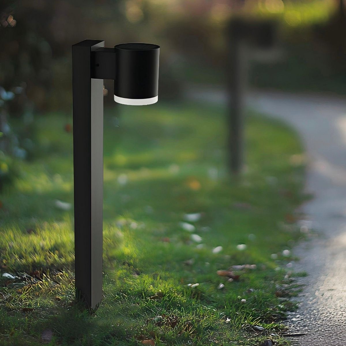 Lumisky Balise solaire NOVIA Noir Aluminium H70cm