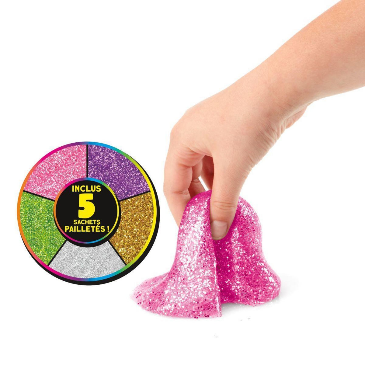 Lexibook Kit de différentes textures élastiques à modeler