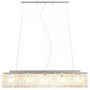 Voir la diapositive 4 : VIDAXL Plafonnier avec perles de cristal Argente 104 cm E14