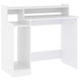 Voir la diapositive 3 : VIDAXL Bureau avec lumieres LED Blanc 97x45x90 cm Bois d'ingenierie