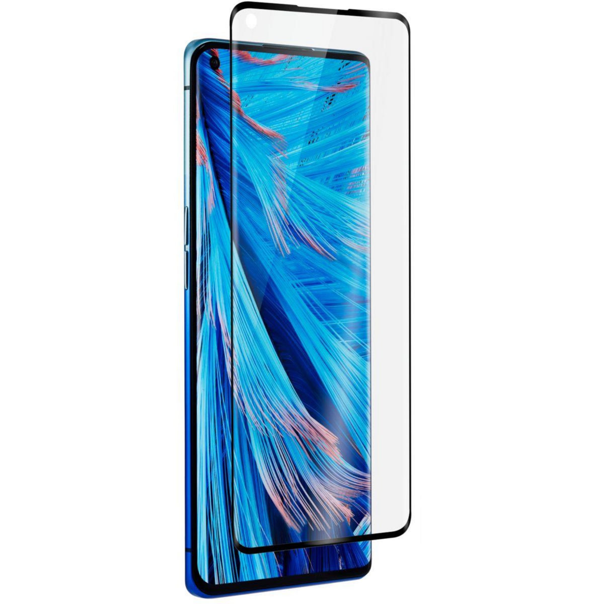 Qdos Protège écran Oppo Find X2 Neo Verre trempé noir