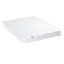 Voir la diapositive 2 : Ensemble matelas 140x190cm + Lit coffre 140x190cm sommier inclus avec tête de lit WILLOW blanc