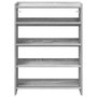 Voir la diapositive 4 : VIDAXL Etagere a chaussures sonoma gris 60x25x81 cm bois d'ingenierie