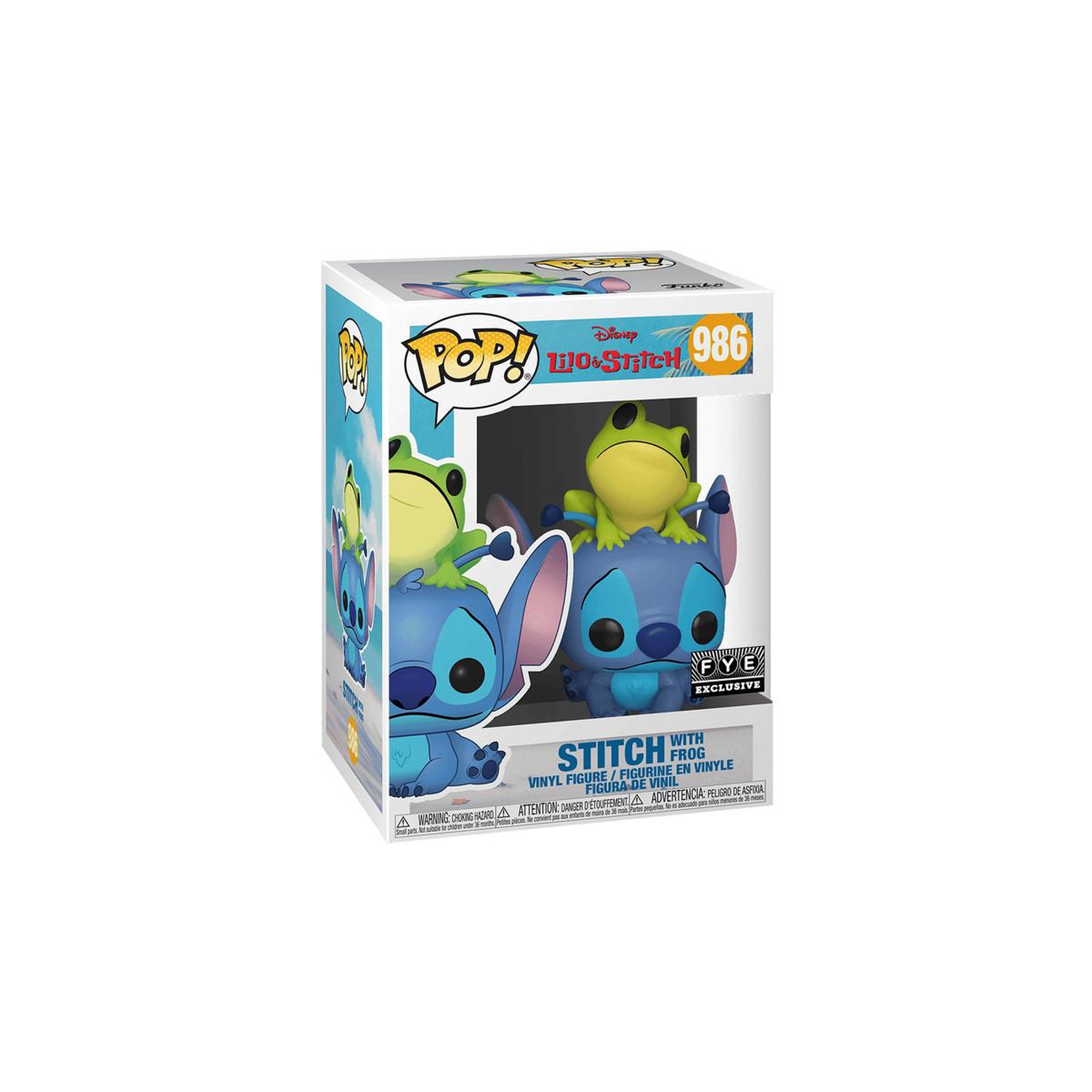 Voir la diapositive 3 : Funko Funko Pop! Disney Lilo & Stitch - Lilo with Frog 986