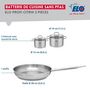 Voir la diapositive 2 : ELO Ensemble de 1 Poêle de cuisson 28 cm et 2 faitouts 12 et 14 cm Elo Profi Citrin