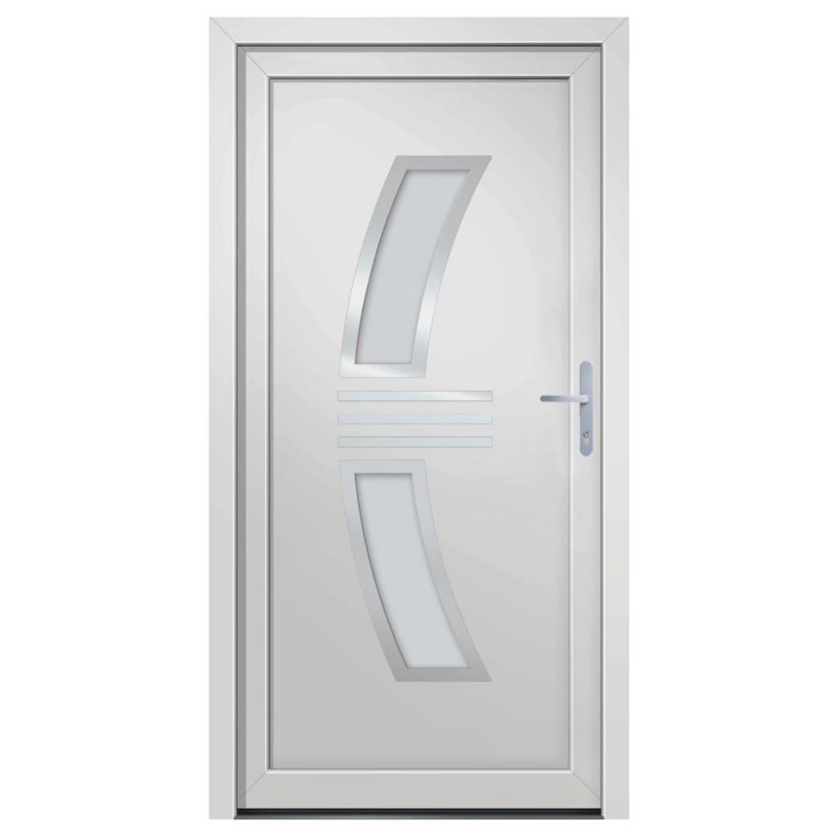 VIDAXL Porte d'entree Blanc 88x200 cm PVC