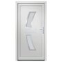 Voir la diapositive 3 : VIDAXL Porte d'entree Blanc 88x200 cm PVC