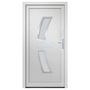 Voir la diapositive 3 : VIDAXL Porte d'entree Blanc 88x200 cm PVC