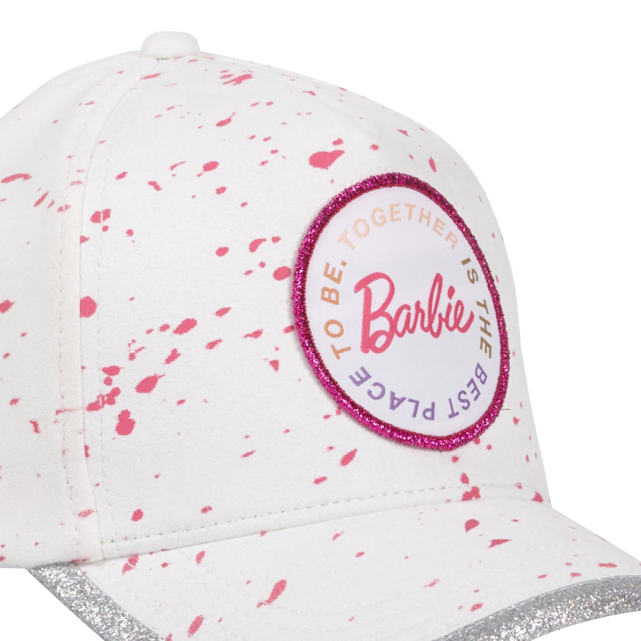 Voir la diapositive 2 : CAPSLAB Casquette femme baseball fermeture strapback barbie