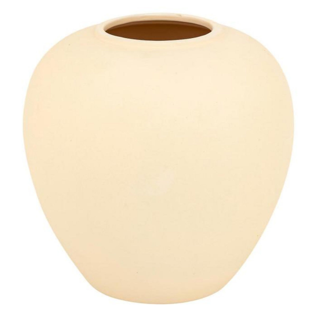 ATMOSPHERA Vase Boule en Dolomite  Rily  22cm Beige
