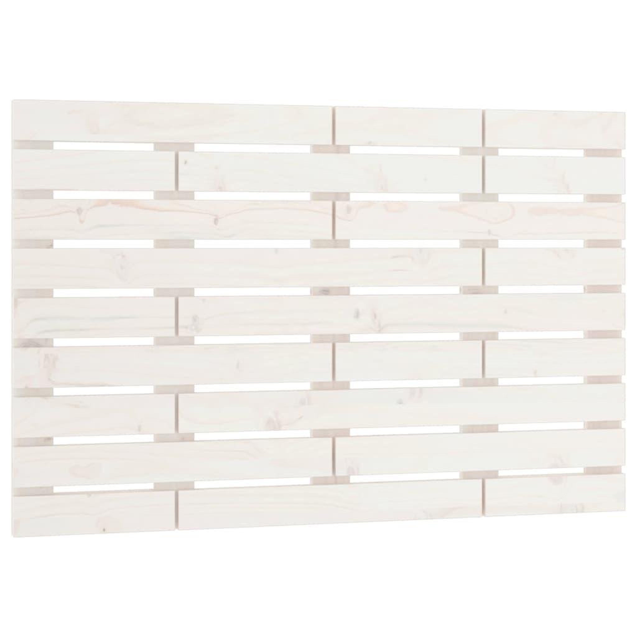 Voir la diapositive 2 : VIDAXL Tete de lit murale Blanc 81x3x63 cm Bois massif de pin