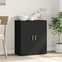 Voir la diapositive 3 : VIDAXL Buffet noir 60x31x70 cm bois d ingénierie