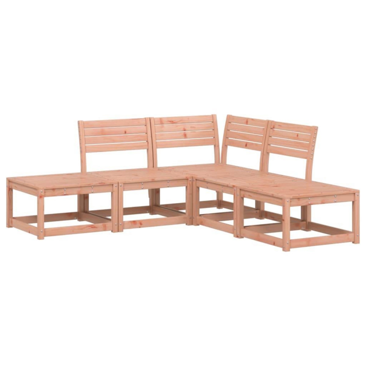 VIDAXL Salon de jardin 5 pcs bois massif de douglas