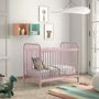 Voir la diapositive 3 : Paris Prix Lit Bébé  Bronxx  60x120cm Rose Mat