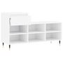 Voir la diapositive 6 : VIDAXL Armoire à chaussure Blanc brillant 102x36x60 cm Bois ingénierie