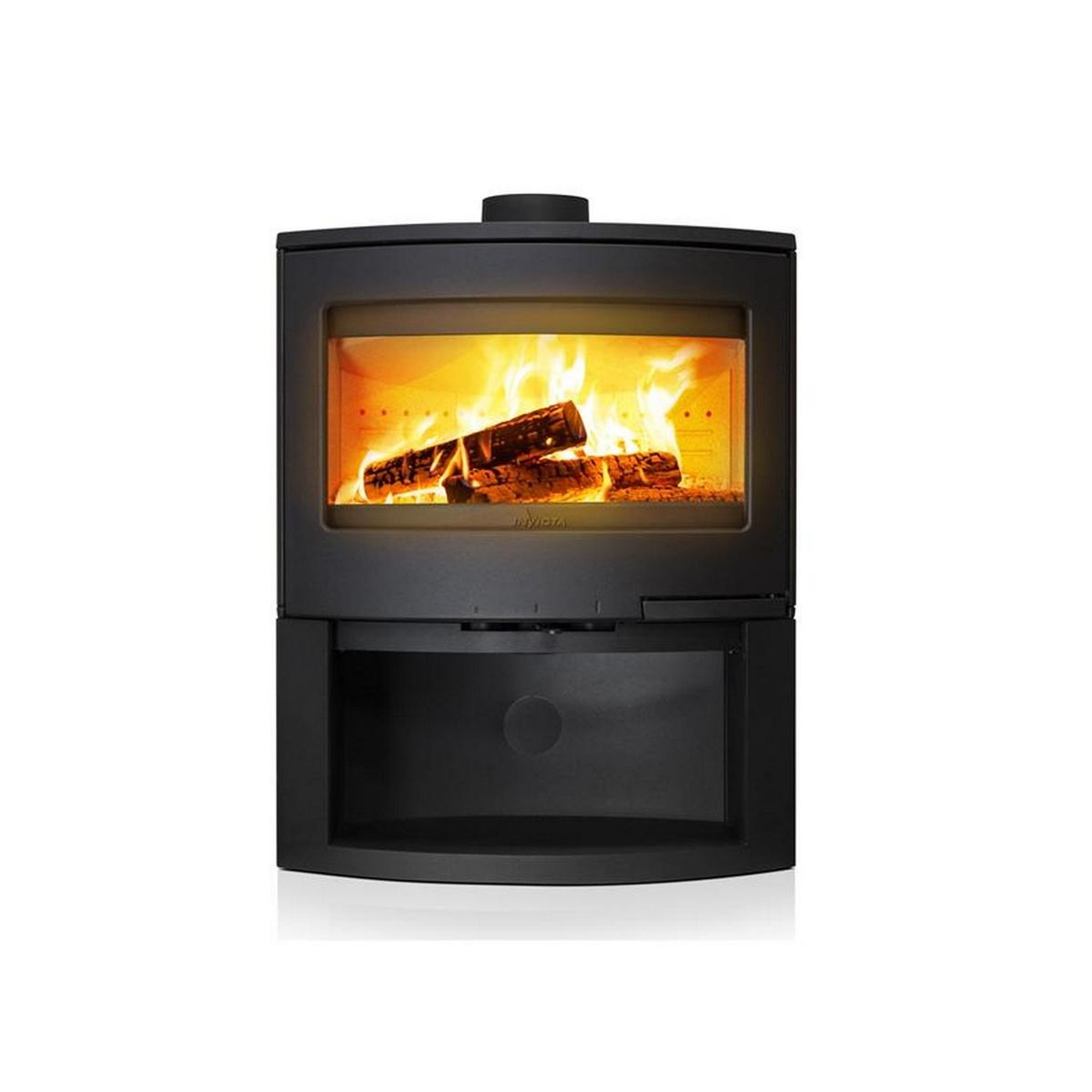 Invicta Poêle à bois 6.1kw noir - p648804