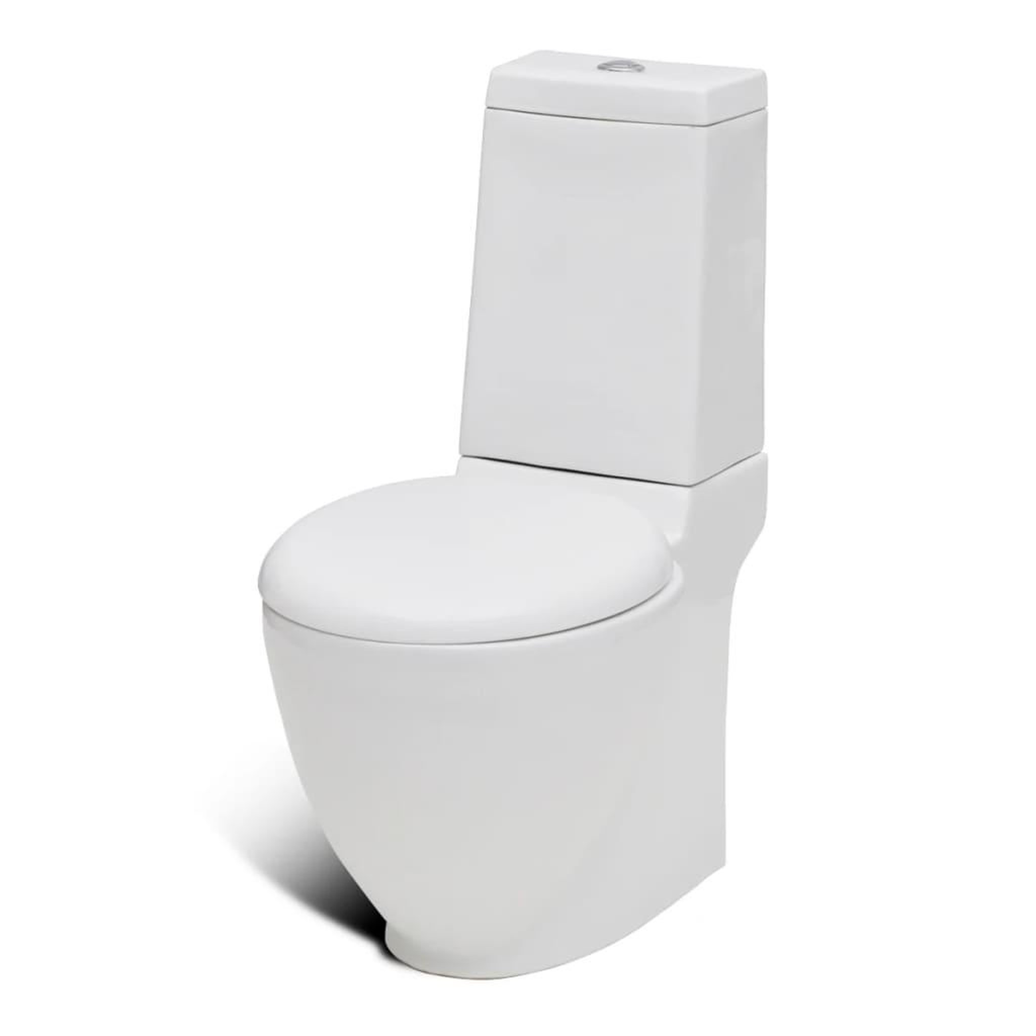 Voir la diapositive 3 : VIDAXL Ensemble de toilette et bidet sur pied blanc ceramique