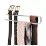Wenko Porte ceintures et cravates - L. 36 x H. 5 x P. 4.5 cm - Argent