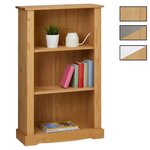 IDIMEX Etagère TEQUILA style mexicain, 2 tablettes, en pin massif. Coloris disponibles : Bicolore