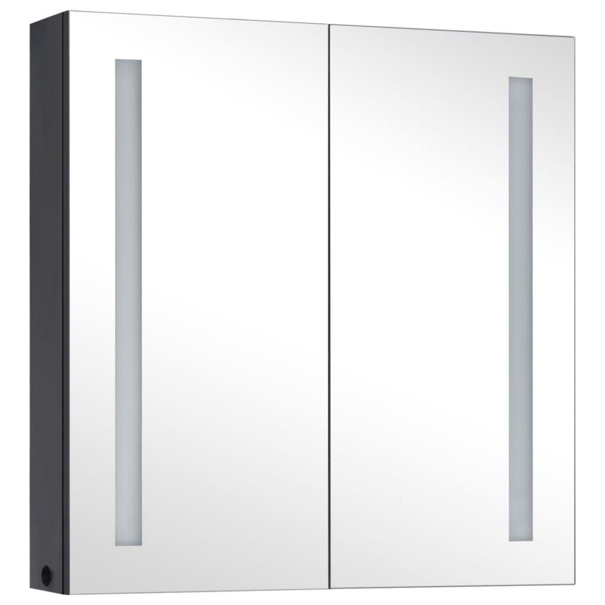 VIDAXL Armoire de salle de bain a miroir LED 62x14x60 cm