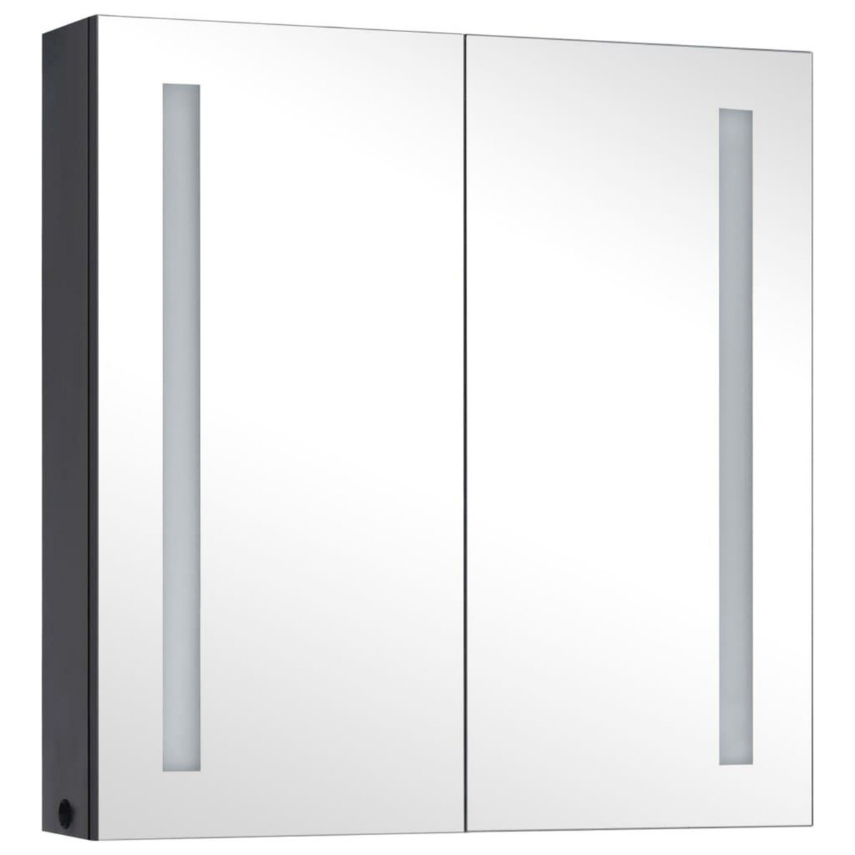 VIDAXL Armoire de salle de bain a miroir LED 62x14x60 cm