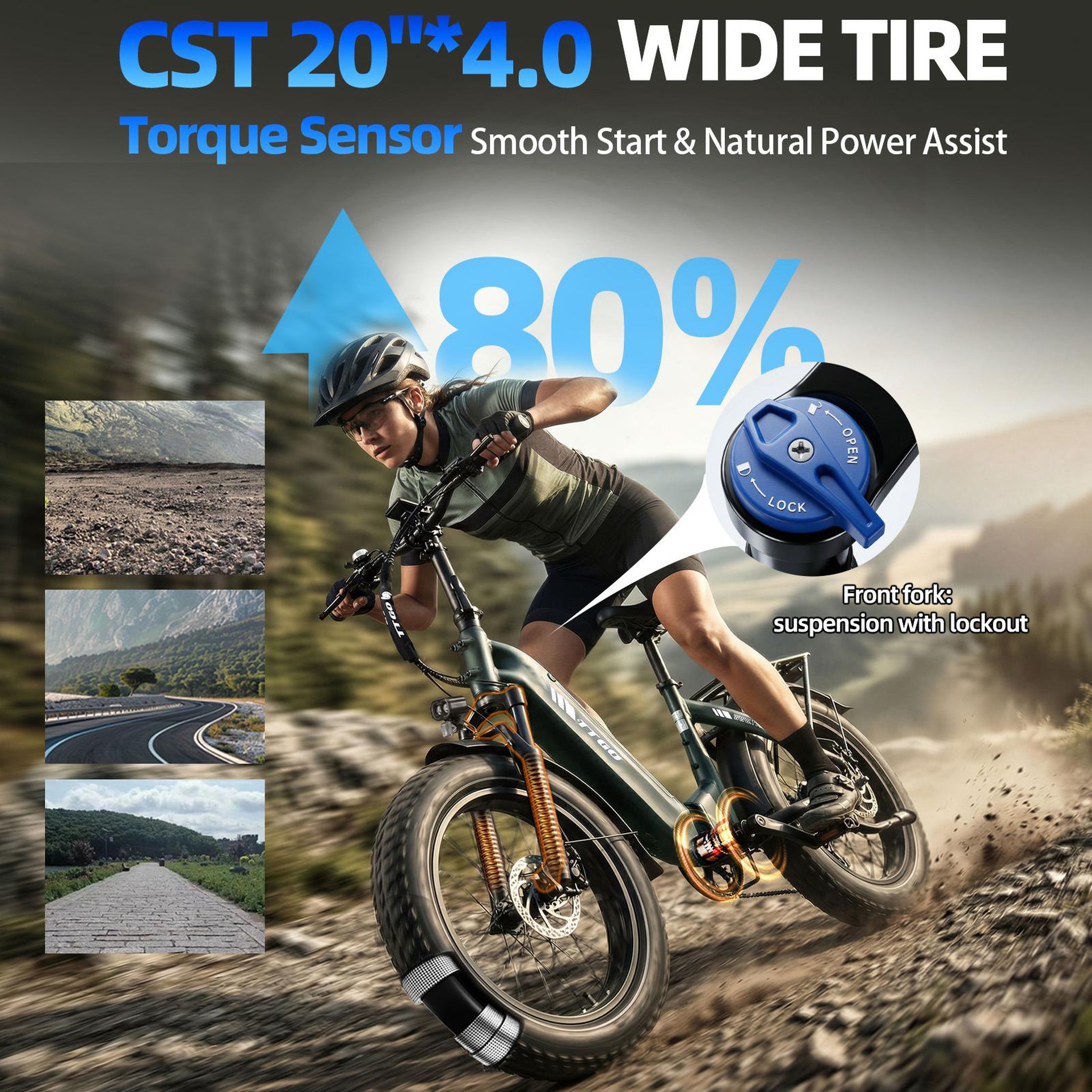 Voir la diapositive 6 : TTGO Vélo électrique pliant TTGO F6 Boost 250 W