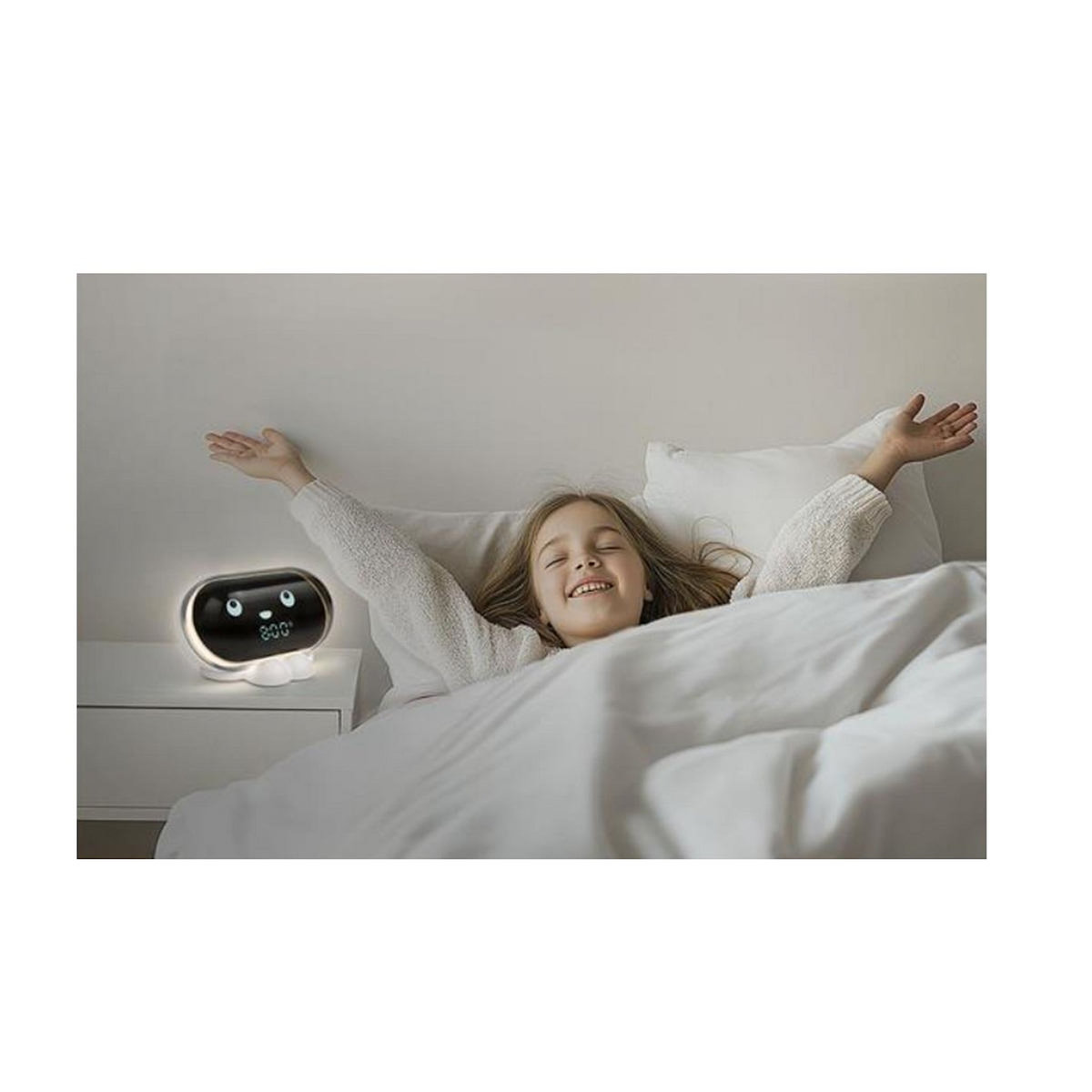 Muse Réveil pour enfants blanc - M16KIDS