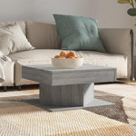 VIDAXL Table basse Sonoma gris 57x57x30 cm Bois d'ingenierie
