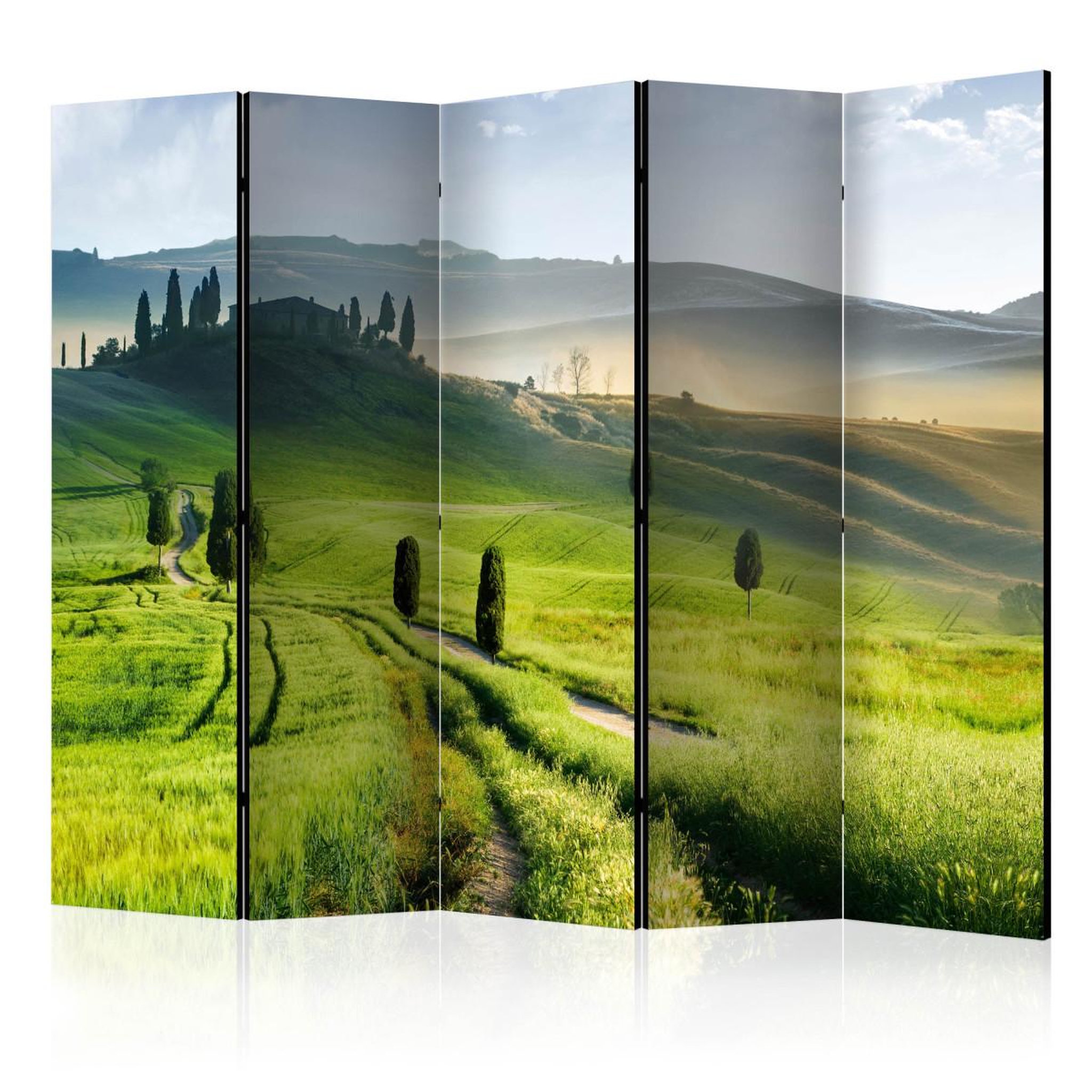 Paris Prix Paravent 5 volets  morning in the countryside  172x225cm