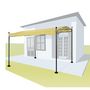 Voir la diapositive 2 : WERKAPRO Toile de pergola de rechange