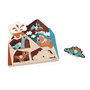 Voir la diapositive 1 : Juratoys-Janod Puzzle encastrement Sonore Dino - 5 pcs
