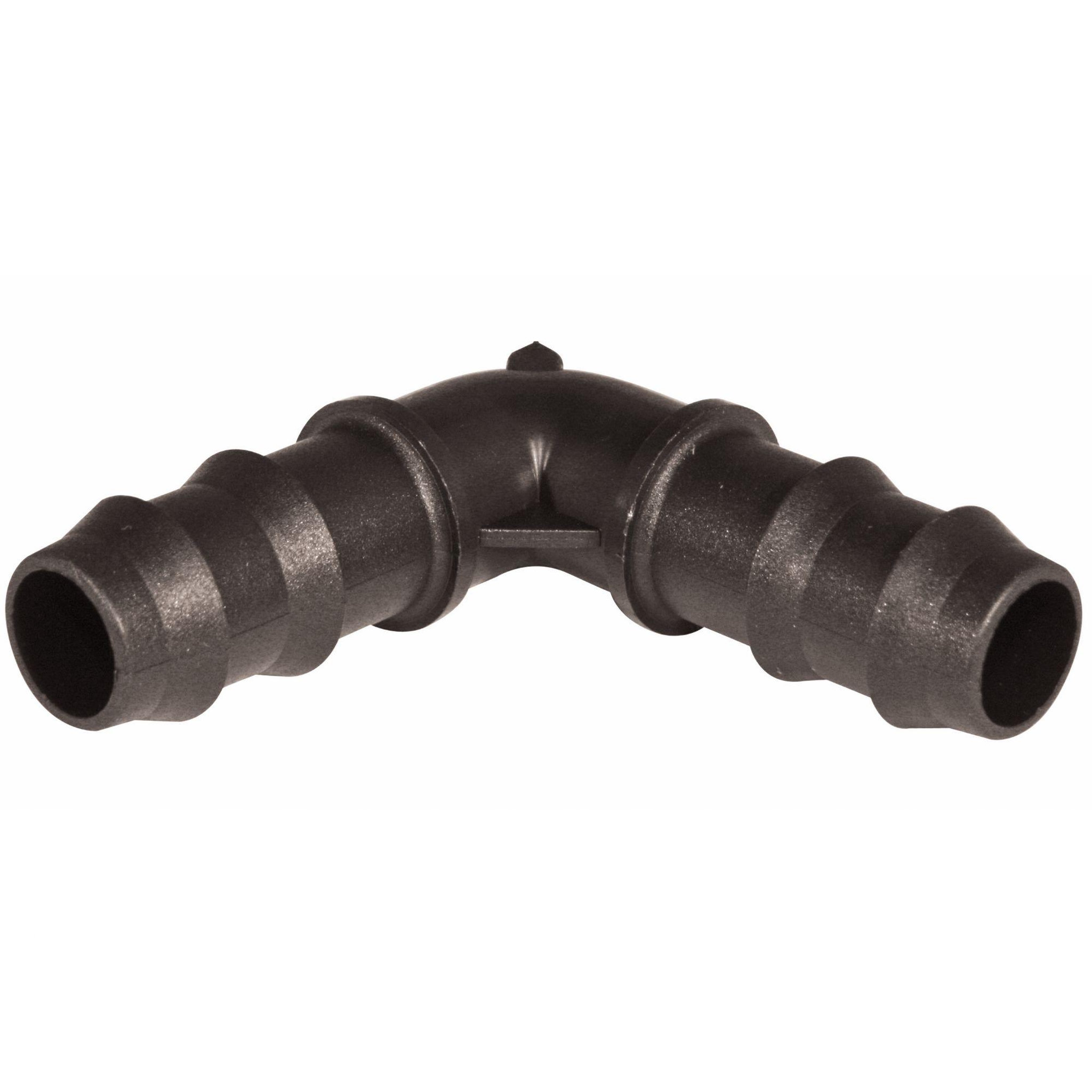 RAIN Raccord goutte à goutte coudé Ø16mm cannelé  par 2