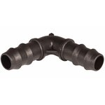 RAIN Raccord goutte à goutte coudé Ø16mm cannelé  par 2