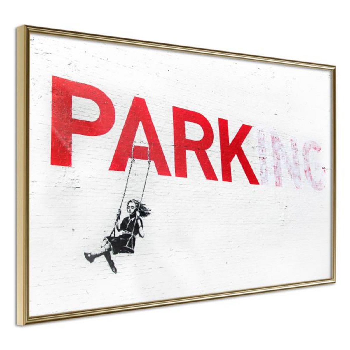 Paris Prix Affiche Murale Encadrée  Banksy Parking