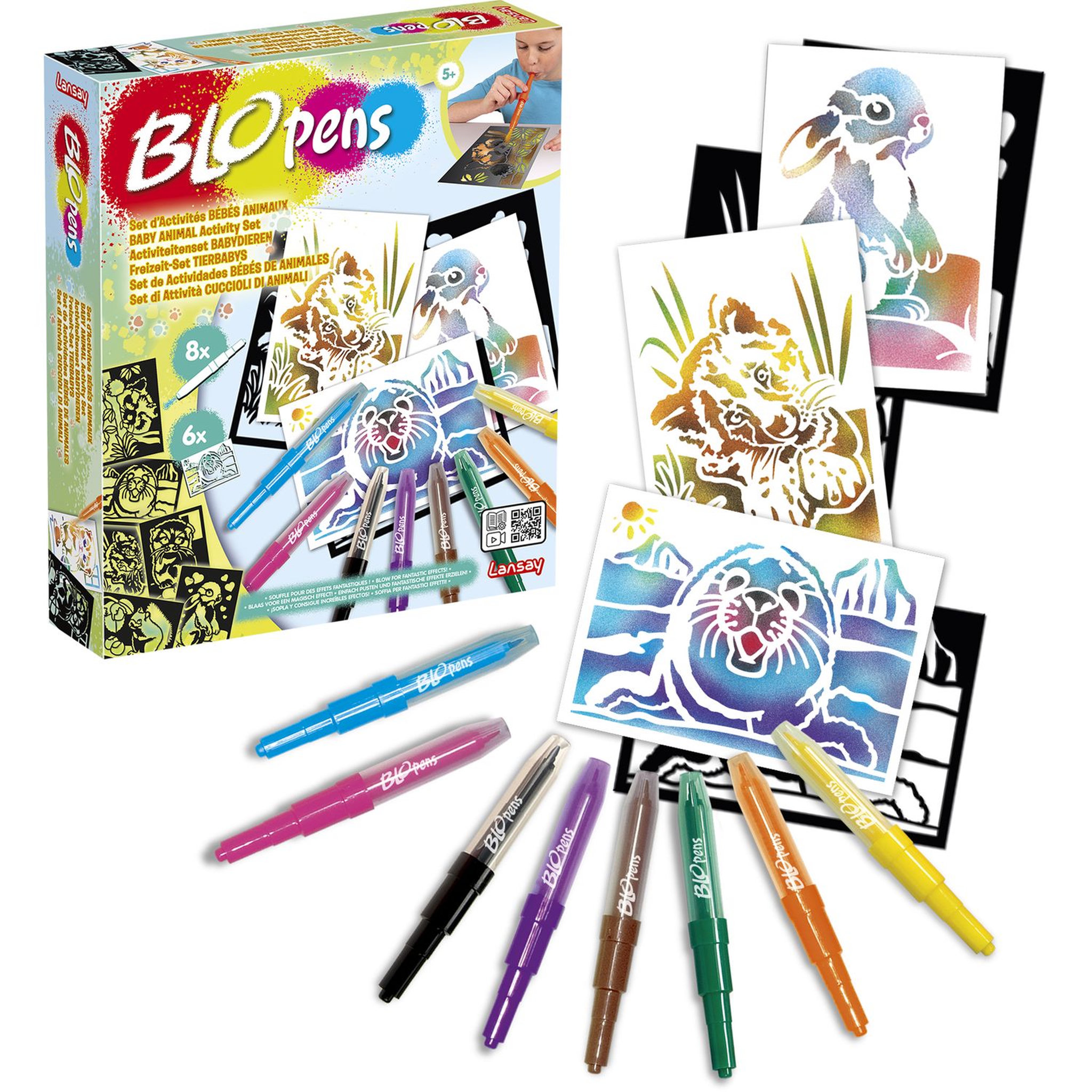 Voir la diapositive 3 : LANSAY Blopens Set d'Activités bébés animaux
