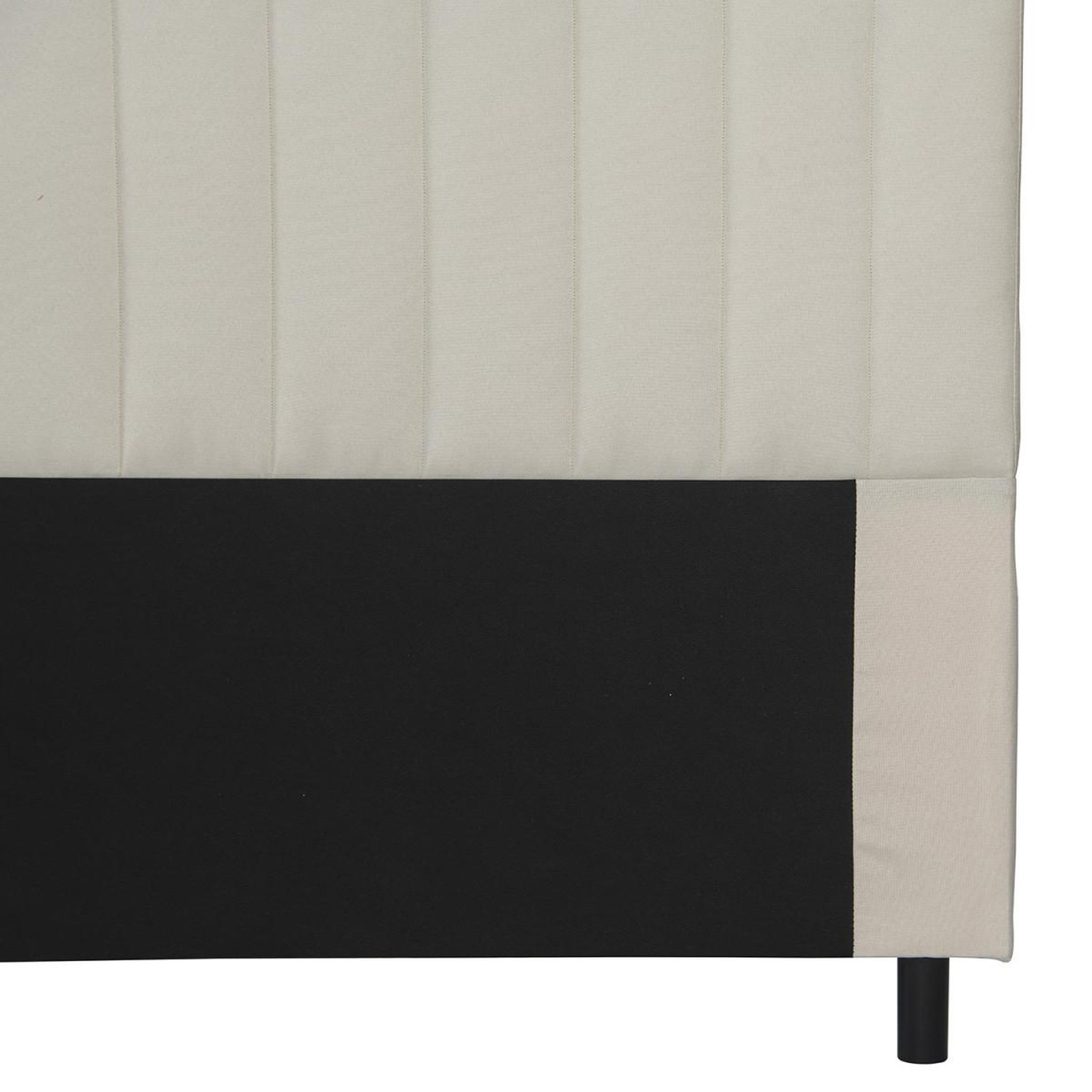 Voir la diapositive 5 : Paris Prix Tête de lit en tissu design  kenty  160cm beige