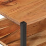 Voir la diapositive 3 : VIDAXL Table d'appoint 35x35x45 cm bois massif d'acacia et fer