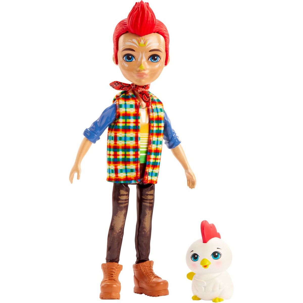 MATTEL  Poupée Redward Coq et Cluck-Enchantimals