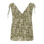 Voir la diapositive 2 : Only Blouse Beige/Vert Femme Only Nova Life
