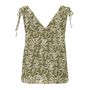 Voir la diapositive 2 : Only Blouse Beige/Vert Femme Only Nova Life