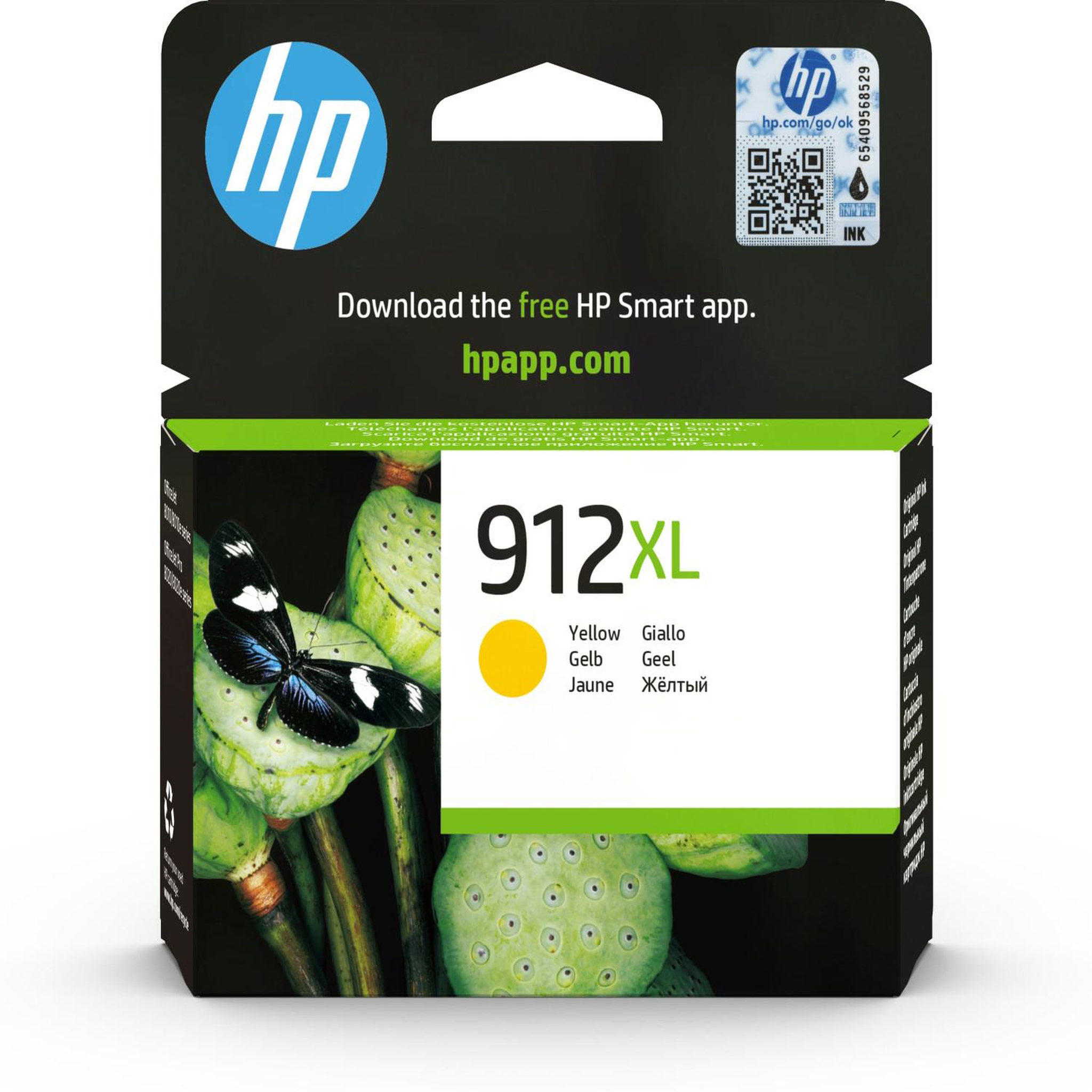Voir la diapositive 2 : HP Cartouche d'encre HP 912XL jaune