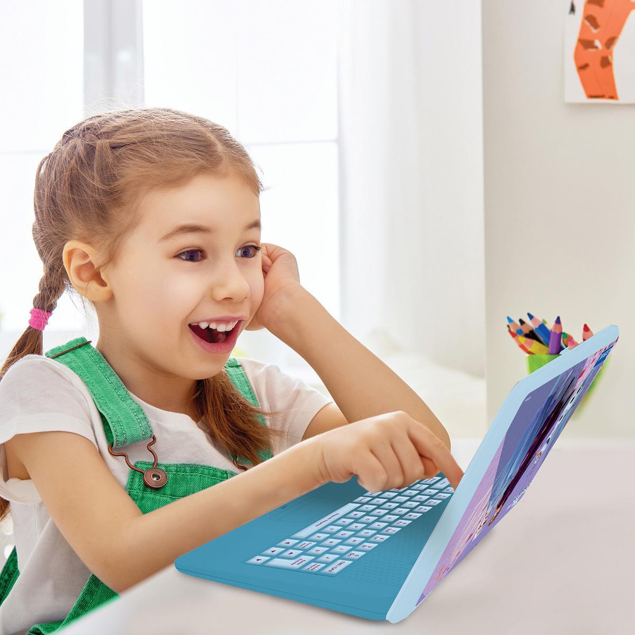 Voir la diapositive 5 : Lexibook Ordinateur éducatif couleur bilingue Reine des Neiges (FR/EN)