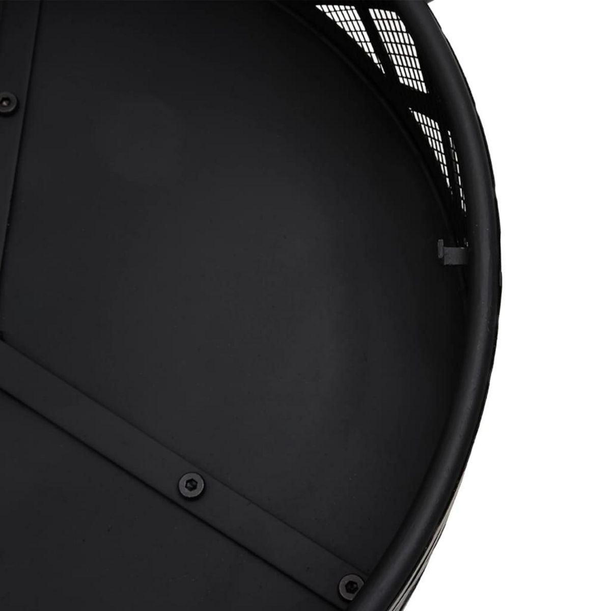 VIDAXL Foyer avec tisonnier 70 cm XXL acier