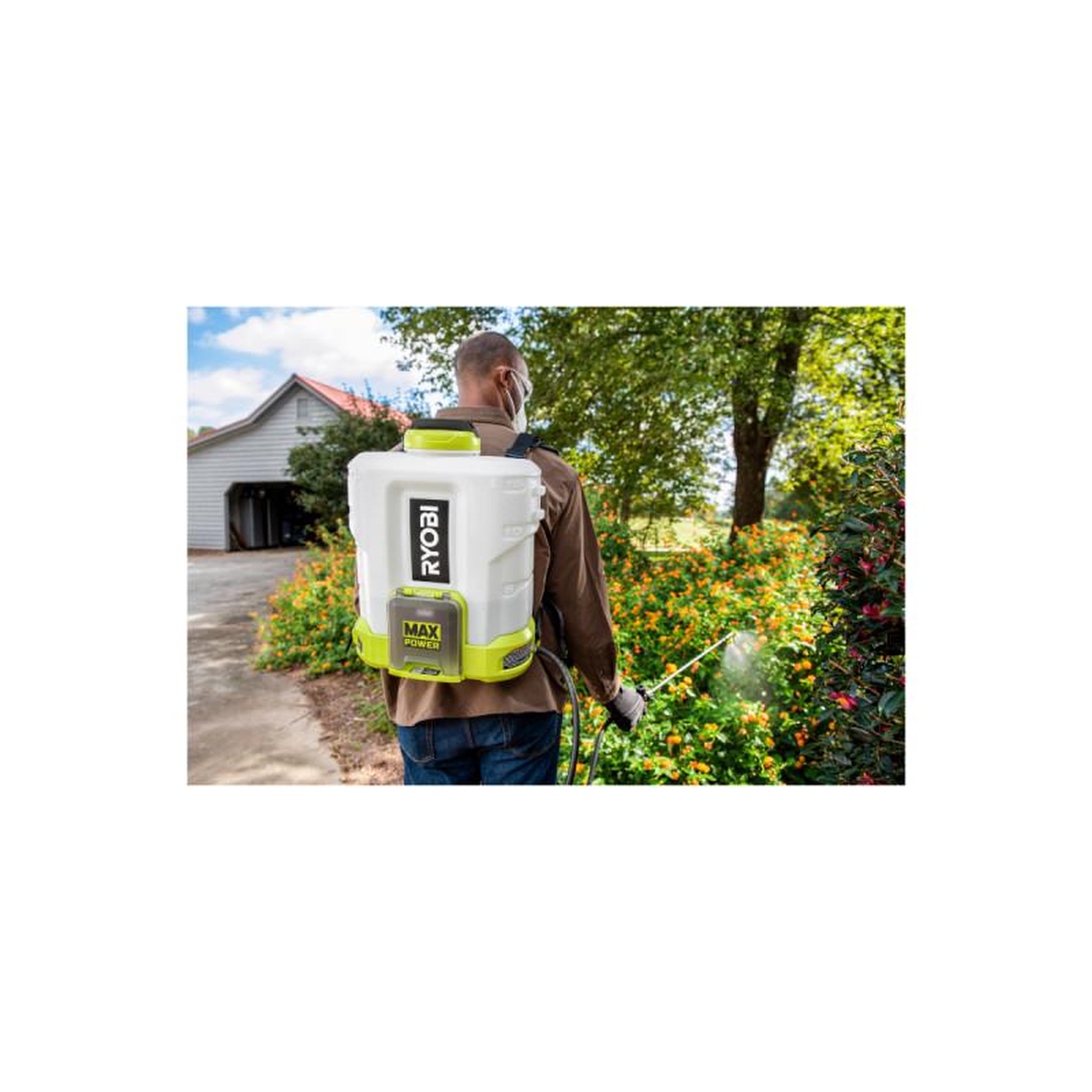 Voir la diapositive 5 : Ryobi Pulvérisateur à dos ryobi - ry36bpsa-0 - 36v max power - 15l - 6,2 bars - sans batterie ni chargeur