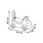 Voir la diapositive 4 : SMOBY Smoby - Porteur enfant 2 en 1 - Auto Rose - Coffre sous la selle + klaxon - Des 10 mois - Fabrication française