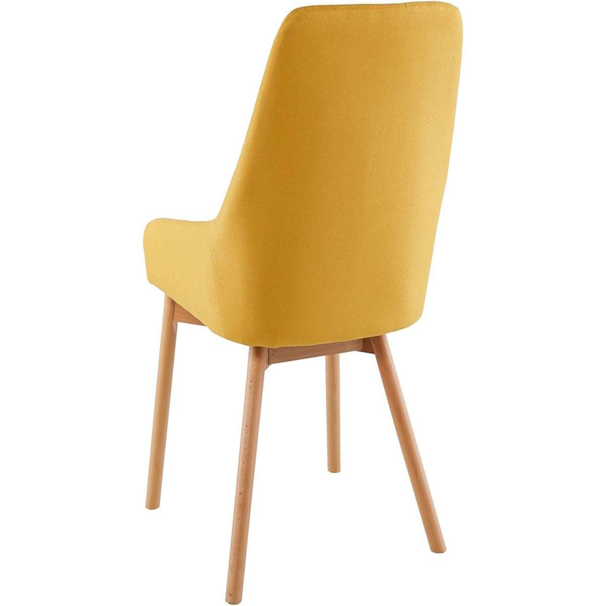 Voir la diapositive 5 : Habitat et Jardin Lot de 2 chaises  Tamiko  - Jaune