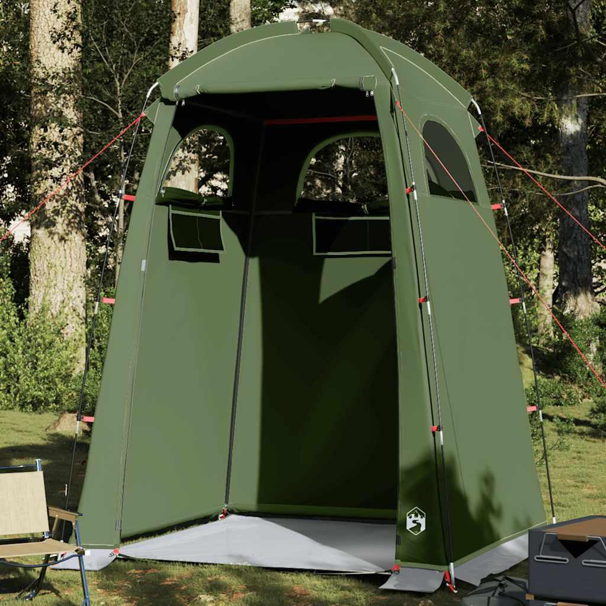 VIDAXL Tente de douche vert olive impermeable