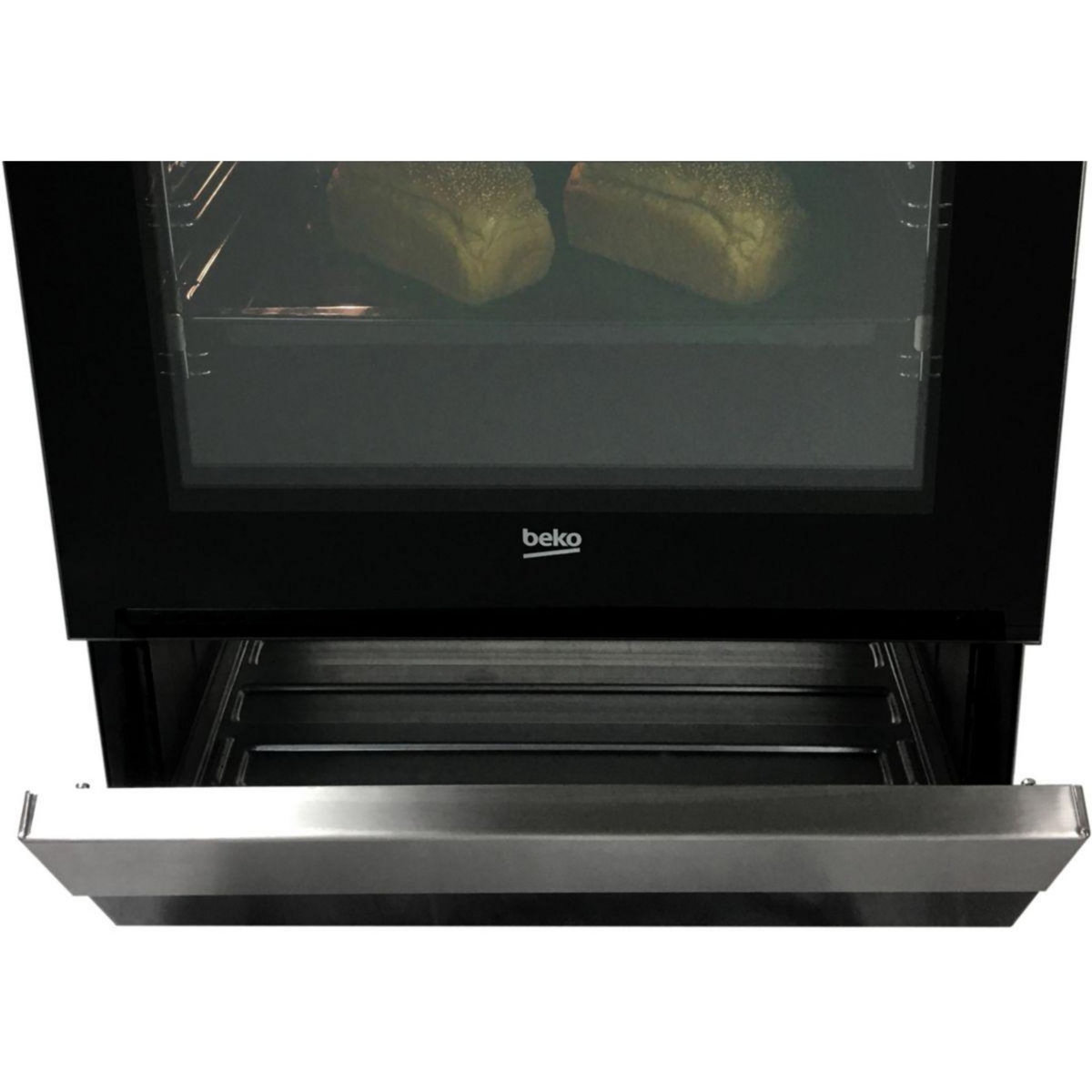 Beko Cuisinière vitrocéramique FSE67301XCS